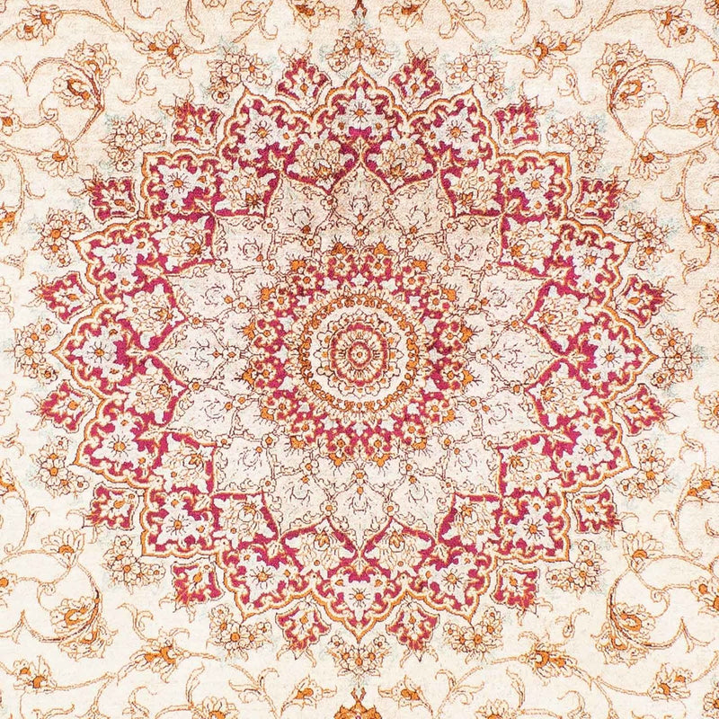 Alfombra persa - Ghom - 240 x 157 cm - beige