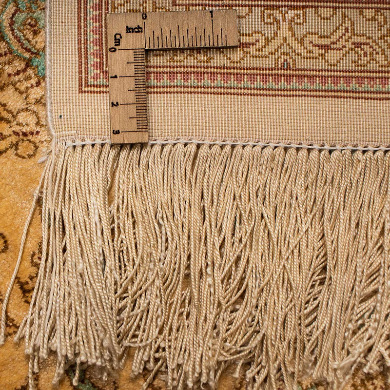 Alfombra persa - Ghom - 198 x 134 cm - beige