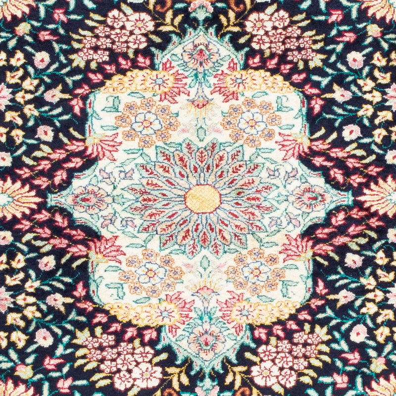 Alfombra persa - Ghom - 130 x 81 cm - beige