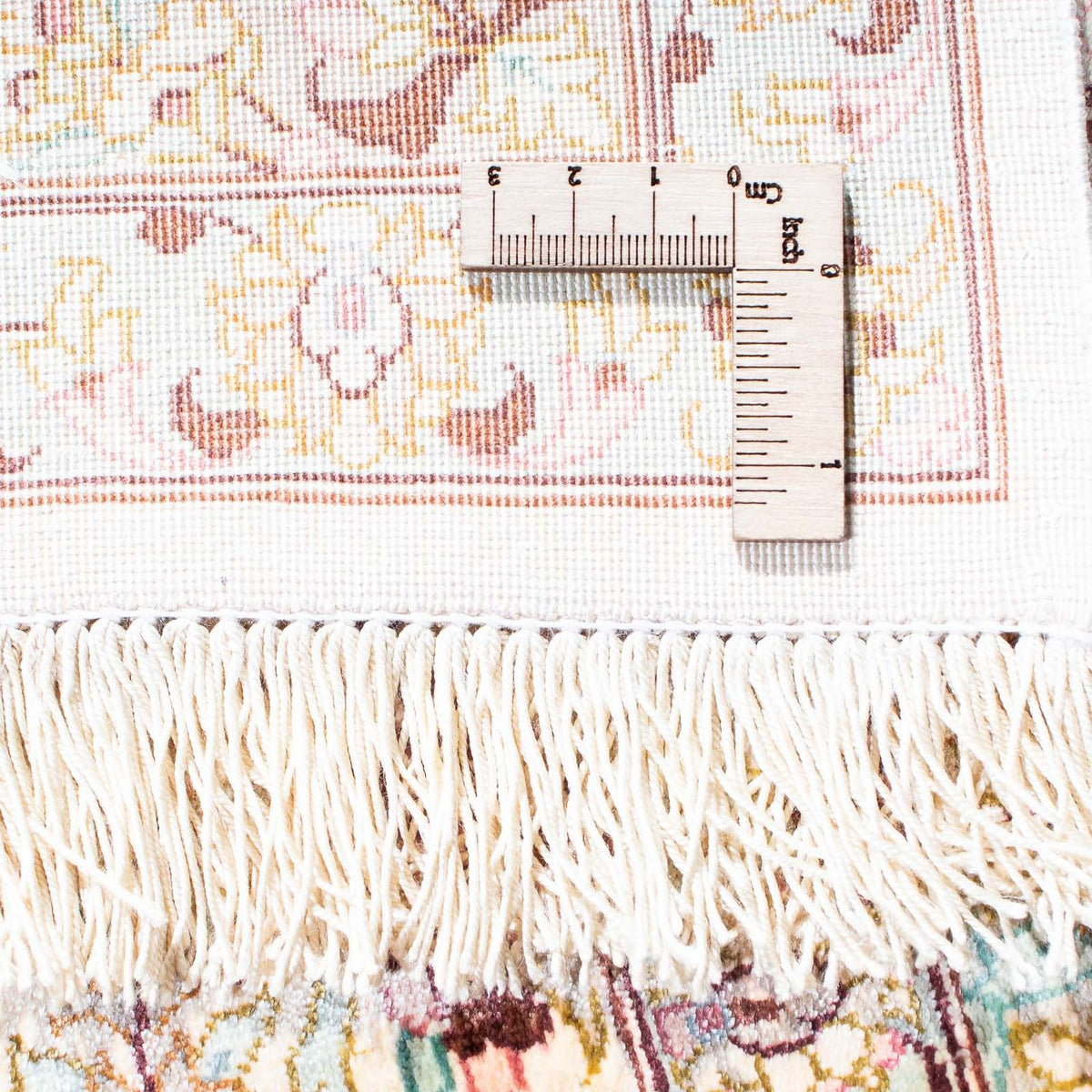 Alfombra persa - Ghom - 147 x 98 cm - beige