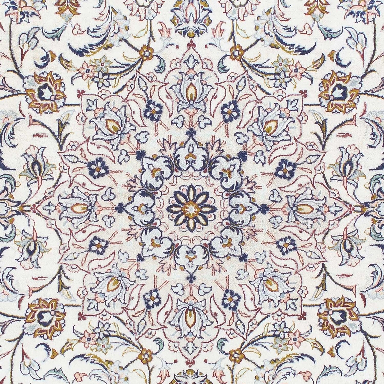 Alfombra persa - Ghom - 147 x 97 cm - beige