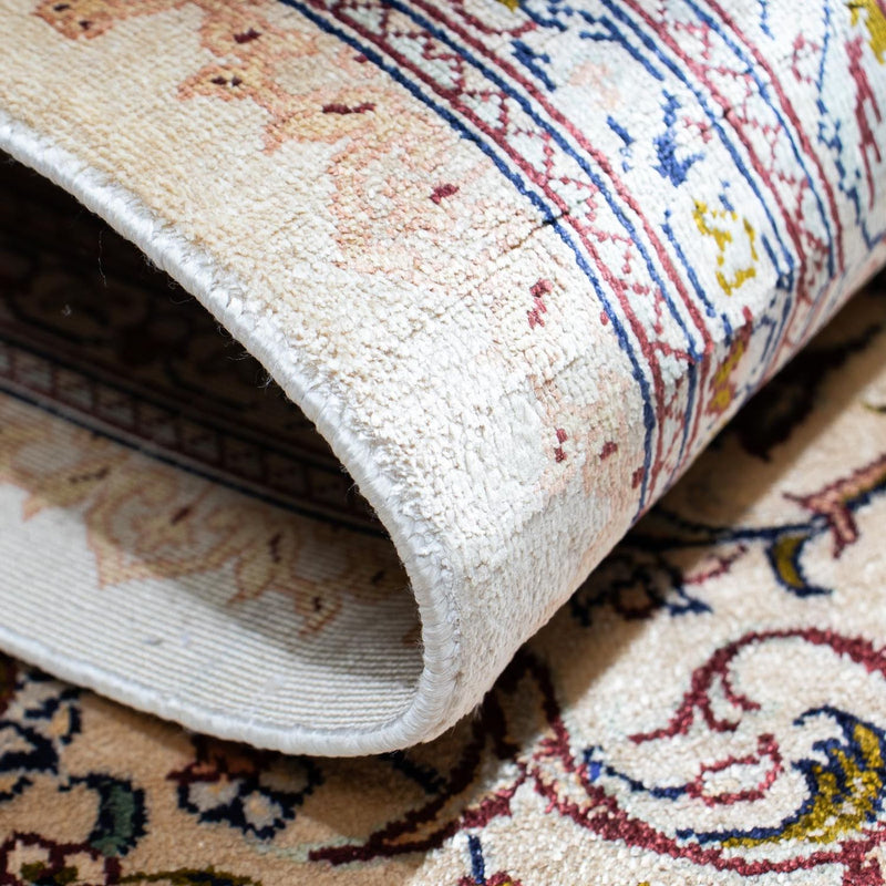 Alfombra persa - Ghom - 147 x 97 cm - beige
