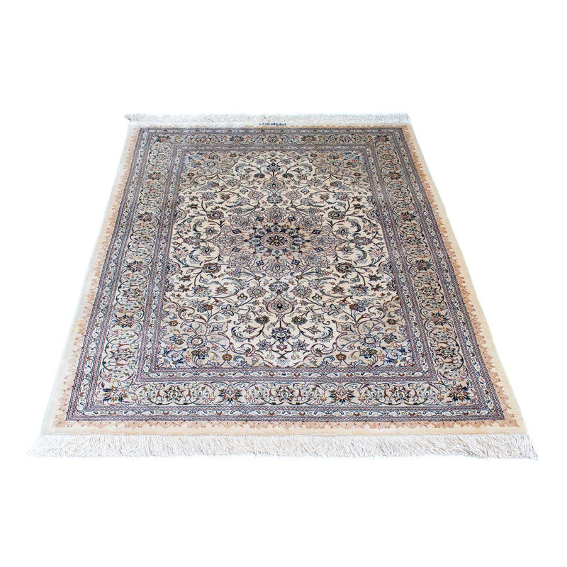 Alfombra persa - Ghom - 147 x 97 cm - beige