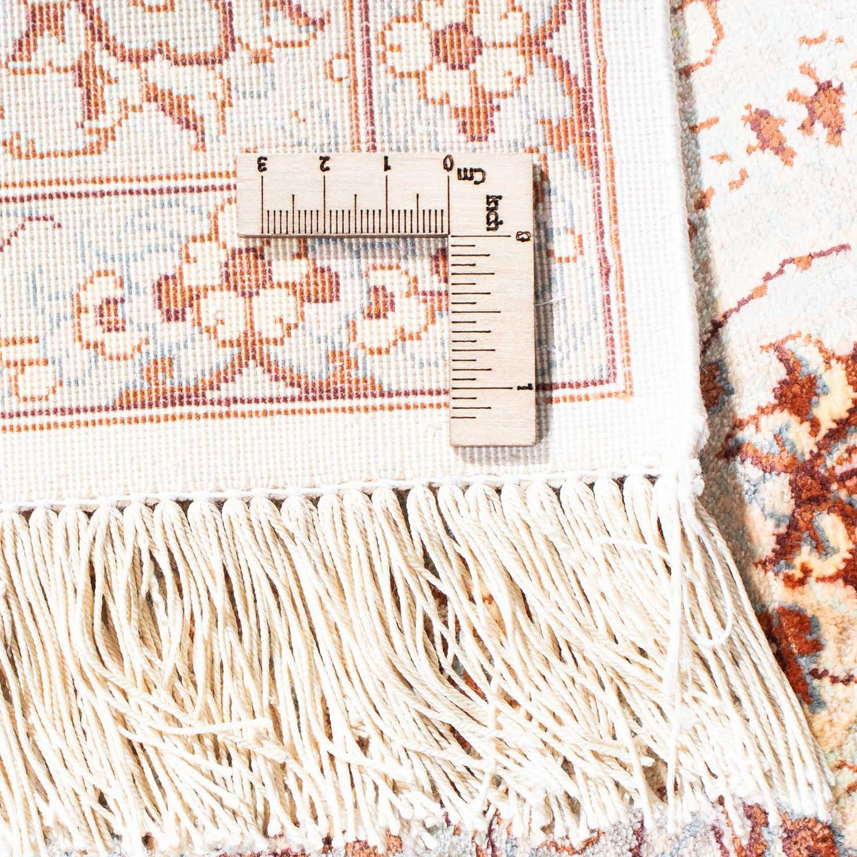 Alfombra persa - Ghom - 155 x 97 cm - beige