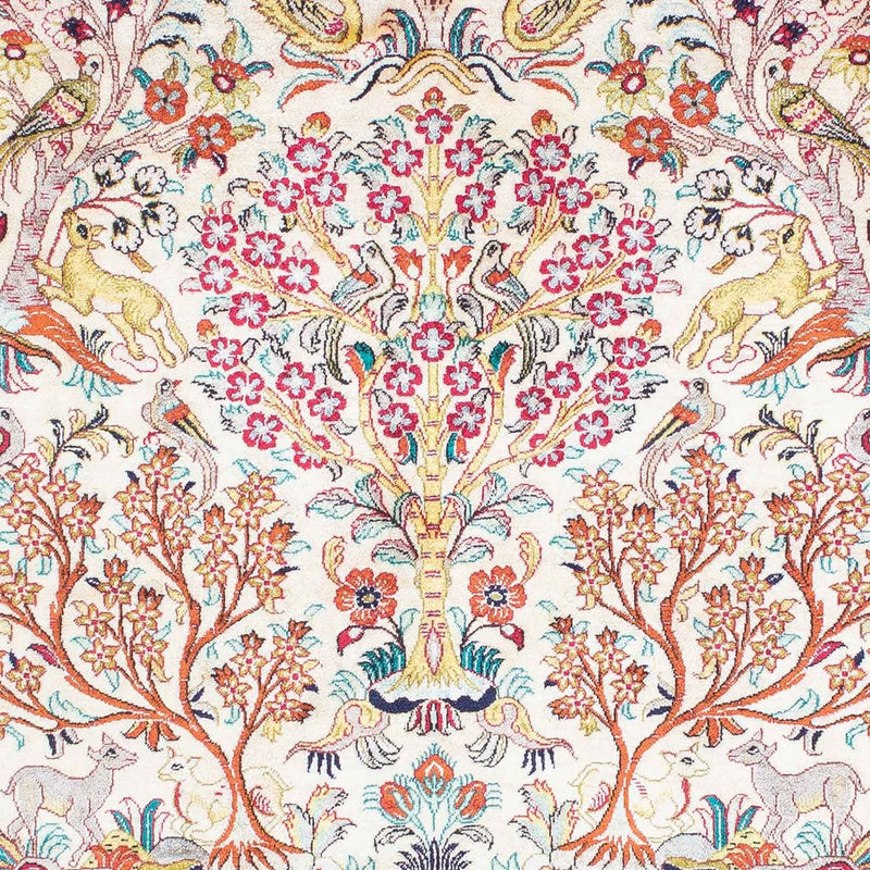 Alfombra persa - Ghom - 148 x 100 cm - beige
