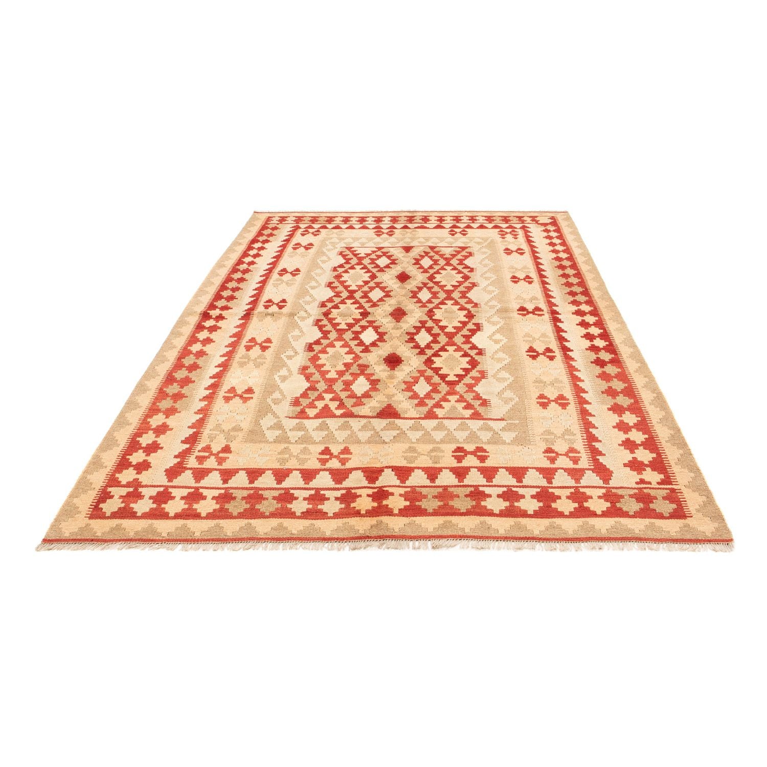 Alfombra Kelim - Oriental - 239 x 165 cm - beige