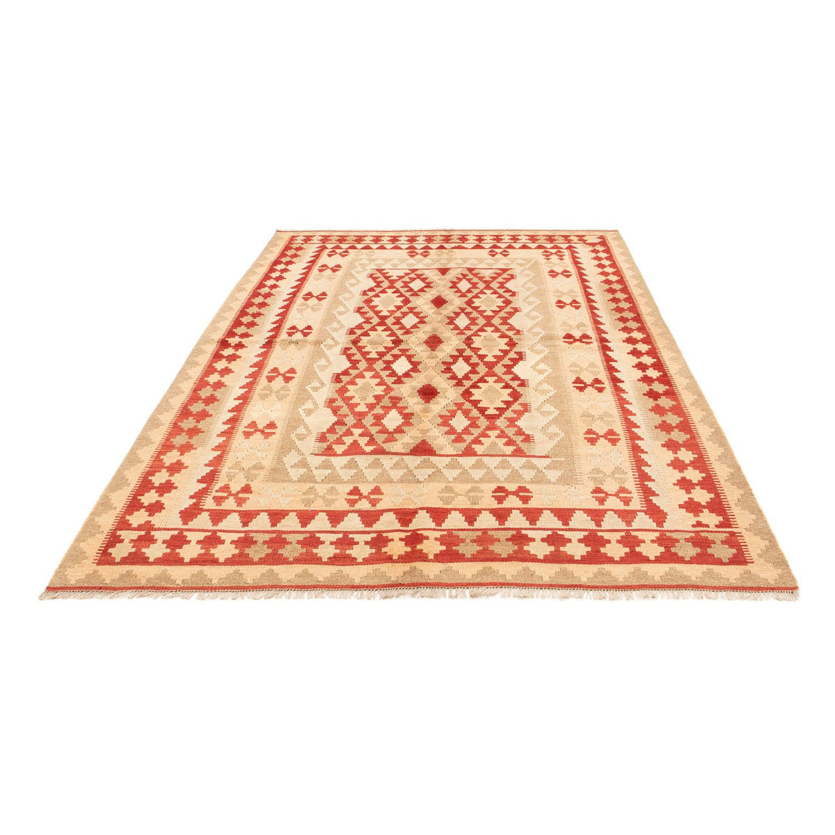 Alfombra Kelim - Oriental - 239 x 165 cm - beige