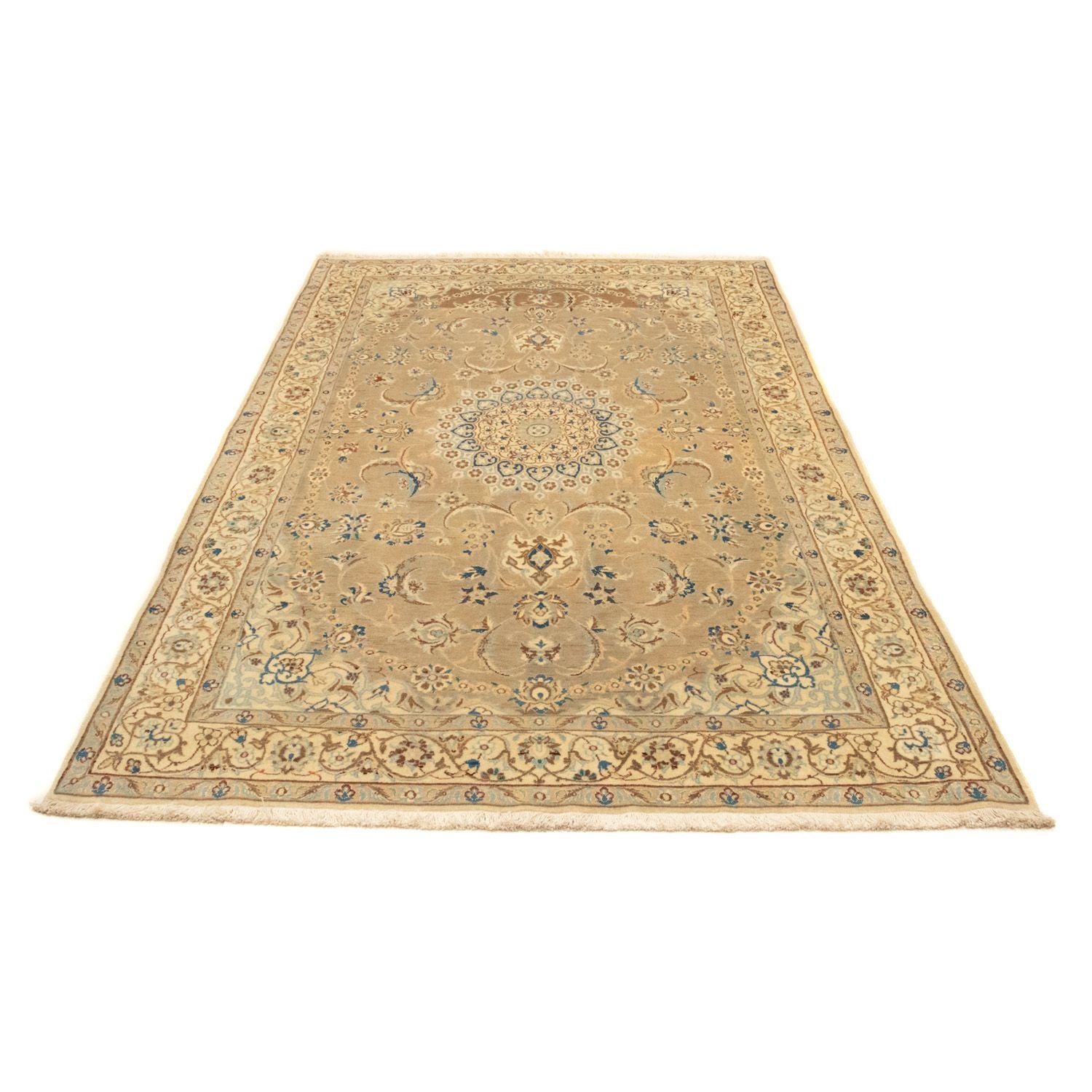 Alfombra Persa - Nain - Real - 236 x 140 cm - multicolor