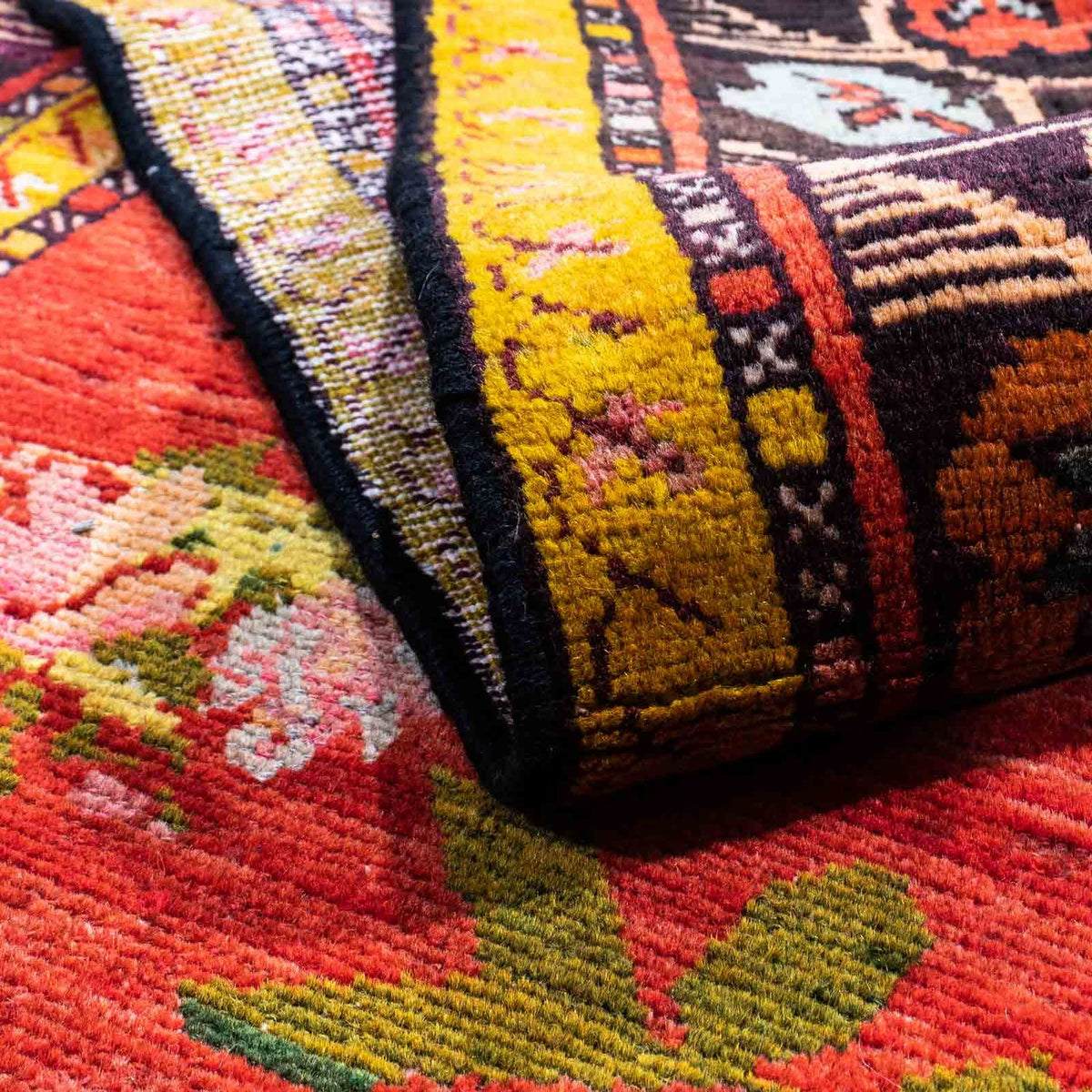 Alfombra persa - Nómada - 248 x 132 cm - rojo