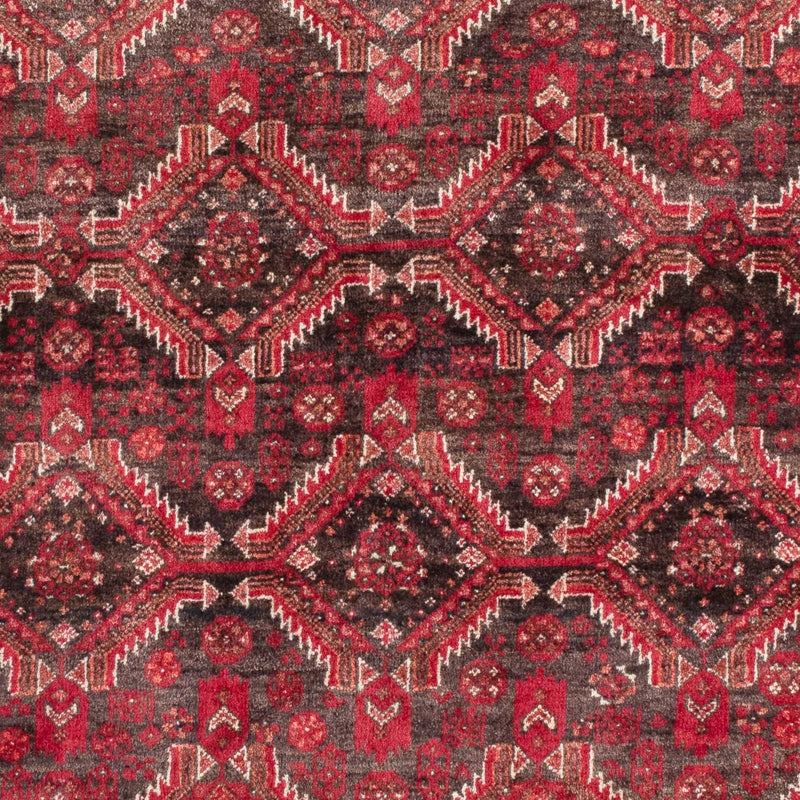 Alfombra de pasillo Alfombra Belutsch - 195 x 99 cm - rojo oscuro