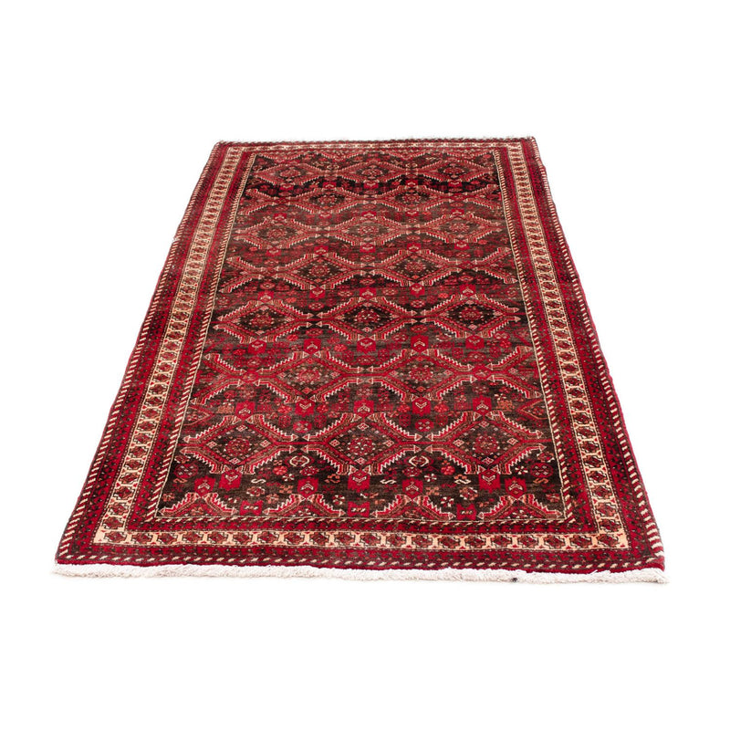 Alfombra de pasillo Alfombra Belutsch - 195 x 99 cm - rojo oscuro