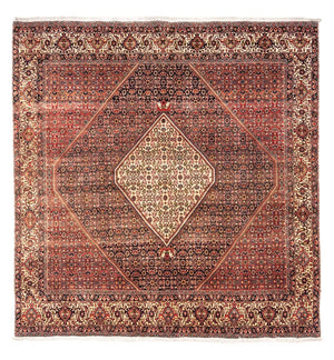Alfombra persa - Bidjar cuadrado  - 208 x 198 cm - rojo