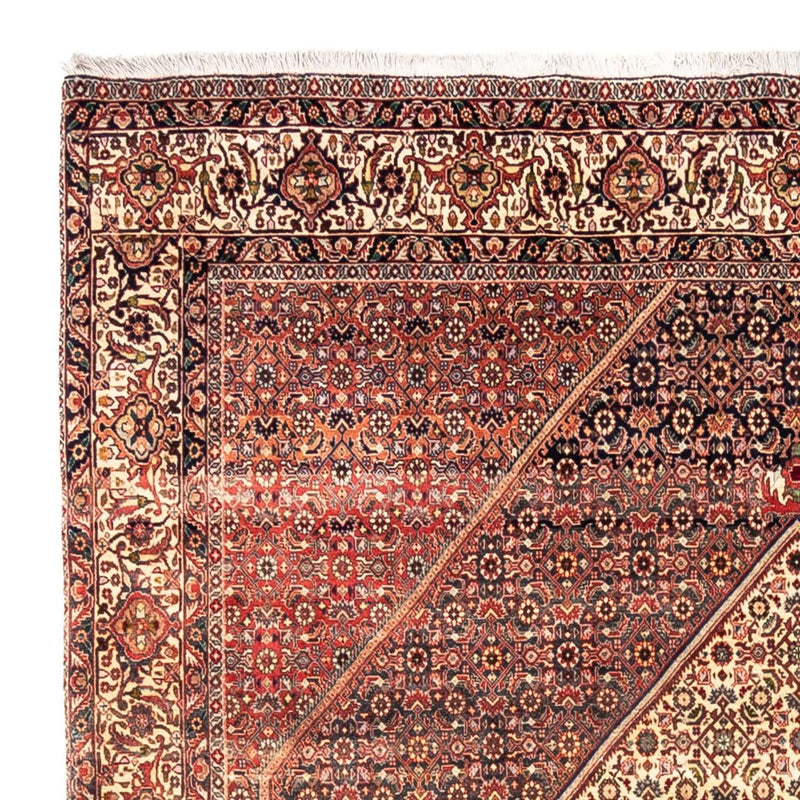 Alfombra persa - Bidjar cuadrado  - 208 x 198 cm - rojo