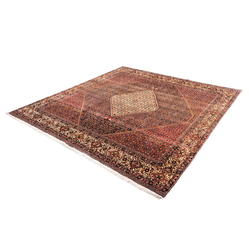 Alfombra persa - Bidjar cuadrado  - 208 x 198 cm - rojo