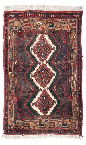 Alfombra persa - Nómada - 115 x 78 cm - rojo