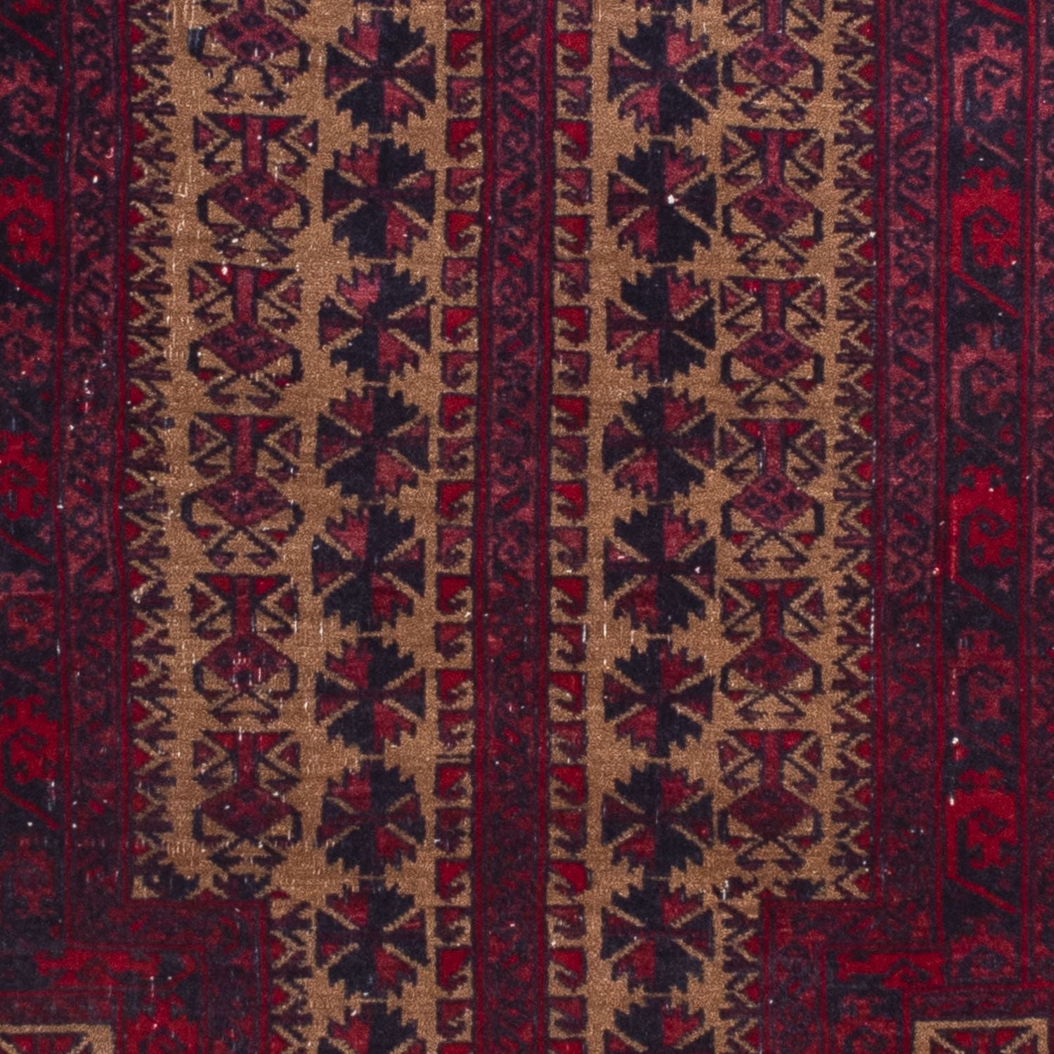 Alfombra Belutsch - 125 x 92 cm - rojo oscuro