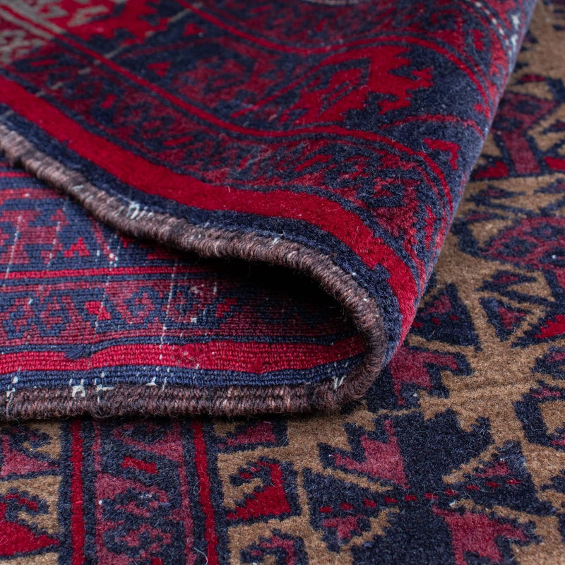 Alfombra Belutsch - 125 x 92 cm - rojo oscuro