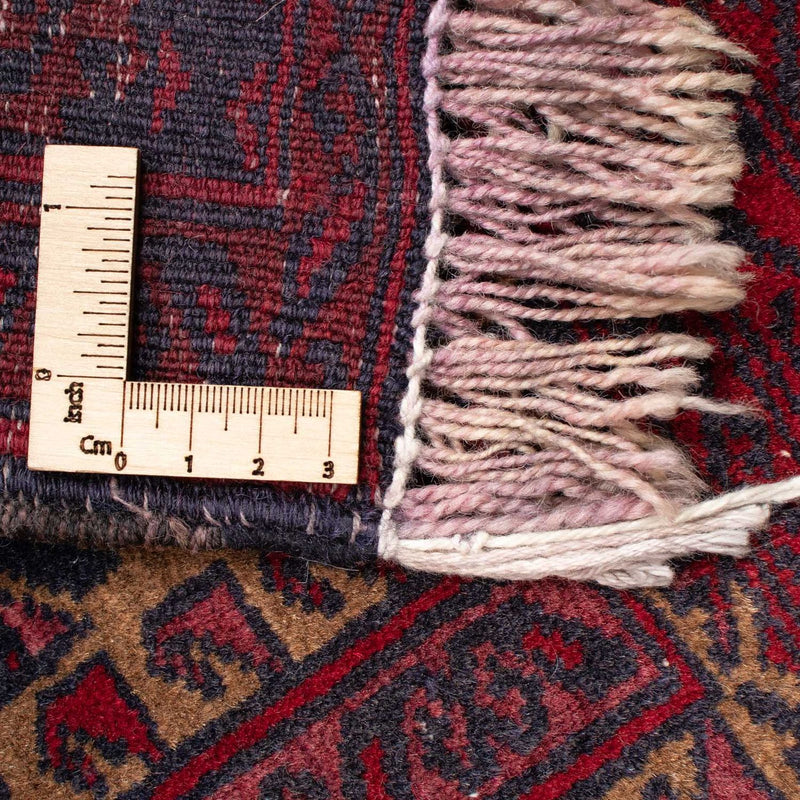 Alfombra Belutsch - 125 x 92 cm - rojo oscuro