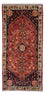 Alfombra persa - Nómada - 151 x 72 cm - rojo oscuro