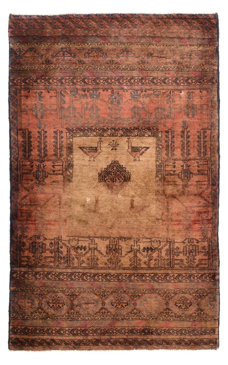 Alfombra Belutsch - 172 x 105 cm - marrón