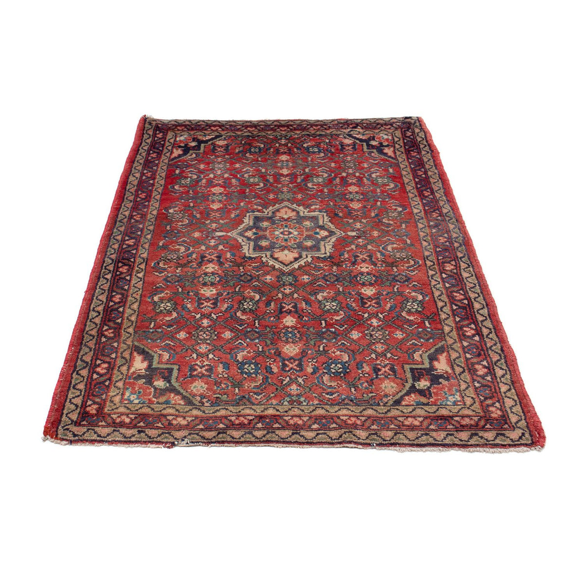 Alfombra persa - Nómada - 130 x 86 cm - rojo