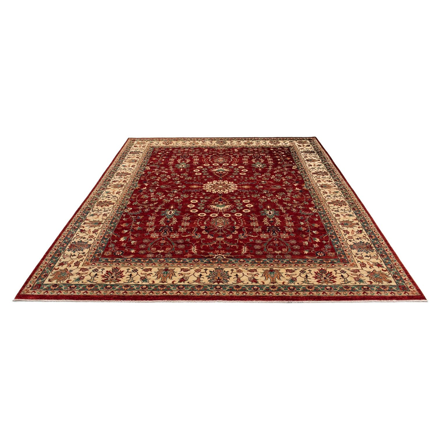 Alfombra Ziegler - 300 x 244 cm - rojo oscuro