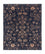 Alfombra oriental - 300 x 246 cm - azul oscuro
