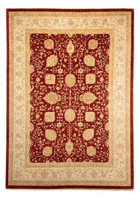Alfombra Ziegler - 343 x 248 cm - rojo oscuro