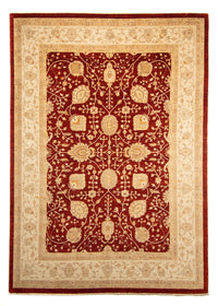 Alfombra Ziegler - 343 x 248 cm - rojo oscuro