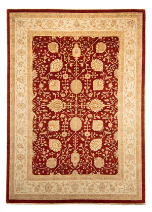 Alfombra Ziegler - 343 x 248 cm - rojo oscuro