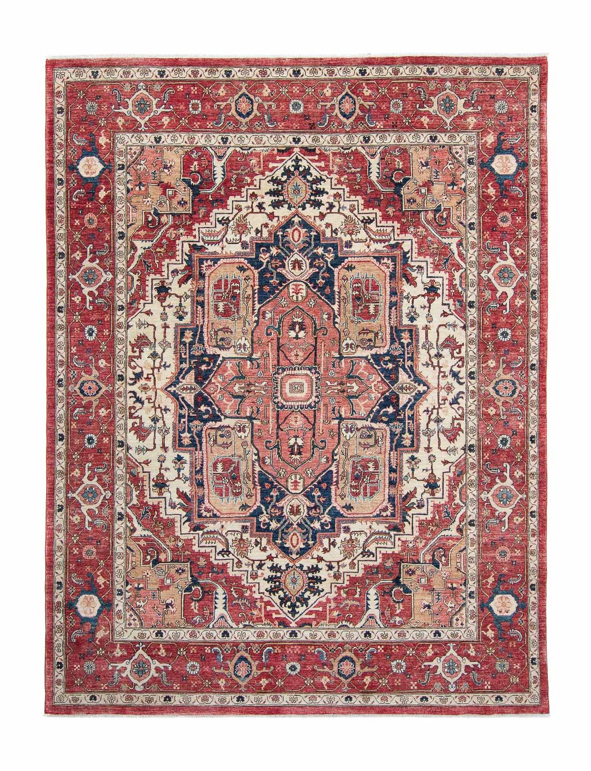 Alfombra persa - Nómada - 302 x 228 cm - multicolor