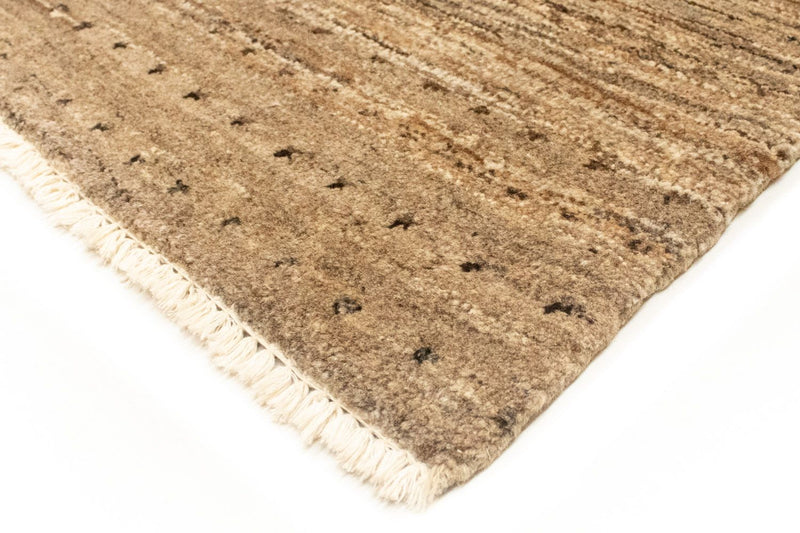 Alfombra Gabbeh - Indus - 227 x 166 cm - marrón claro