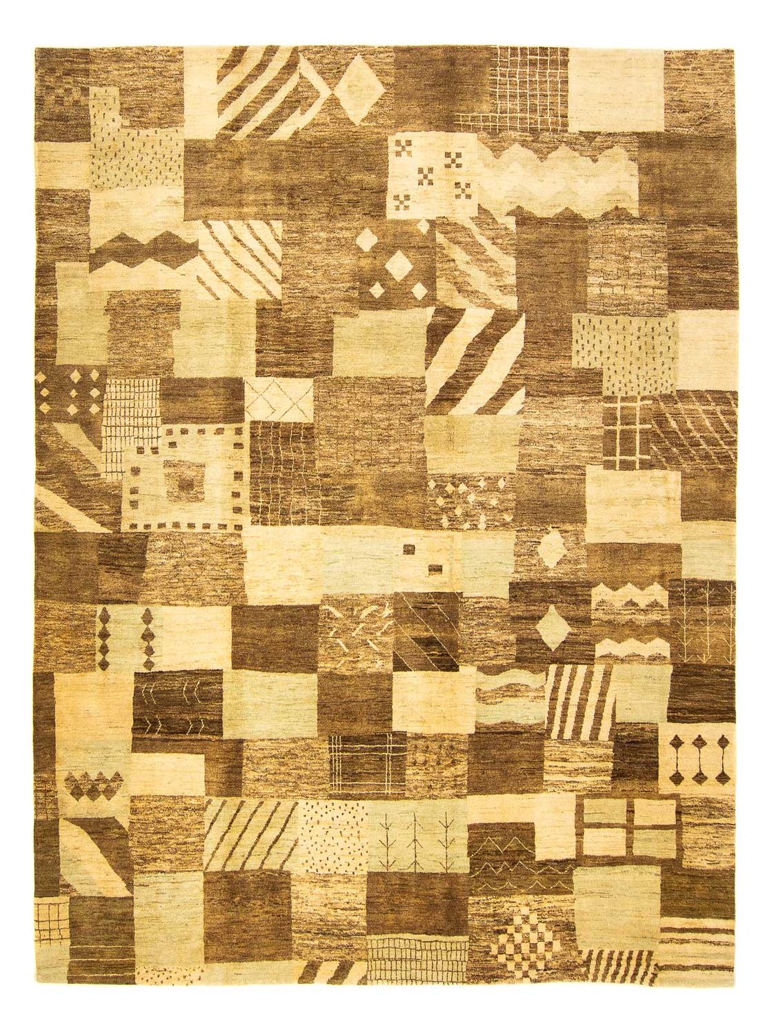 Alfombra Gabbeh - Indus - 307 x 246 cm - multicolor