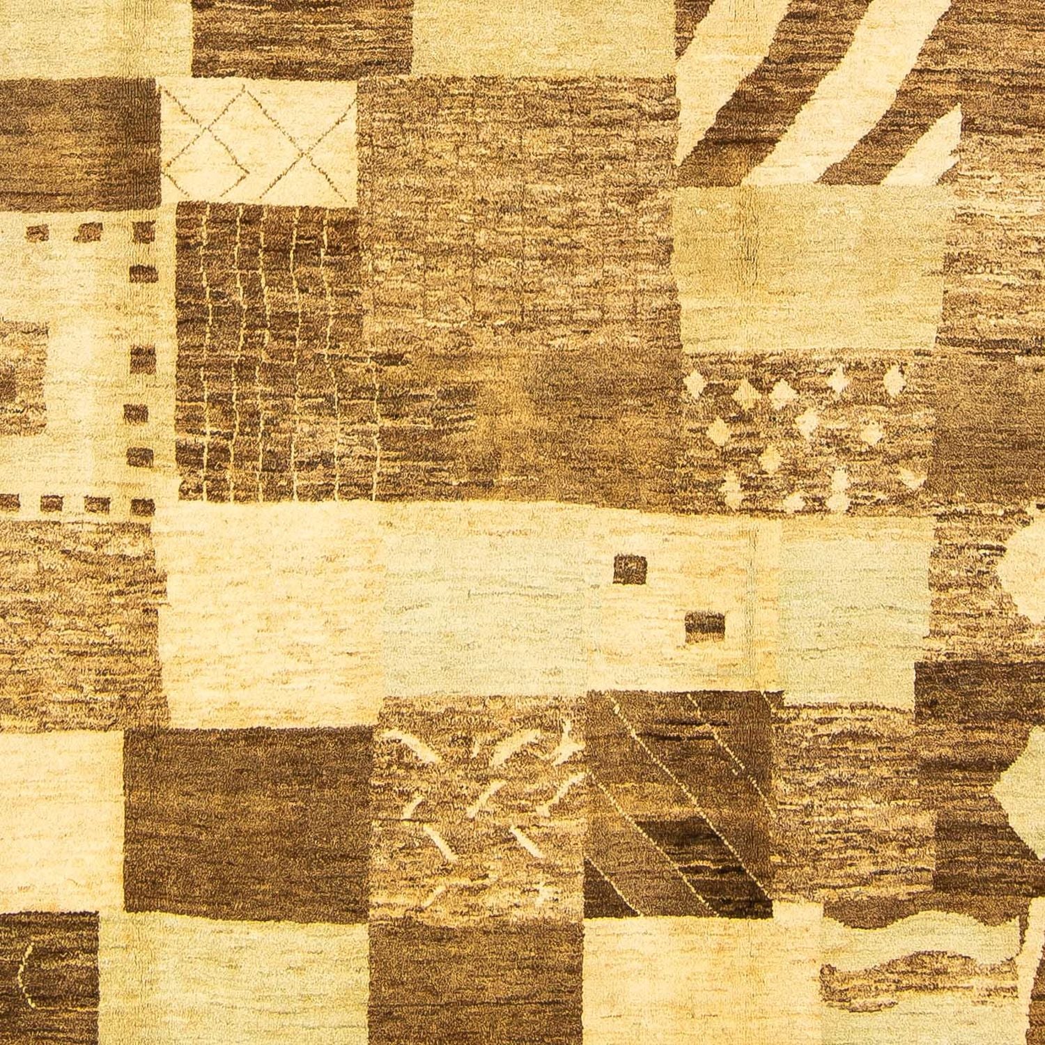 Alfombra Gabbeh - Indus - 307 x 246 cm - multicolor