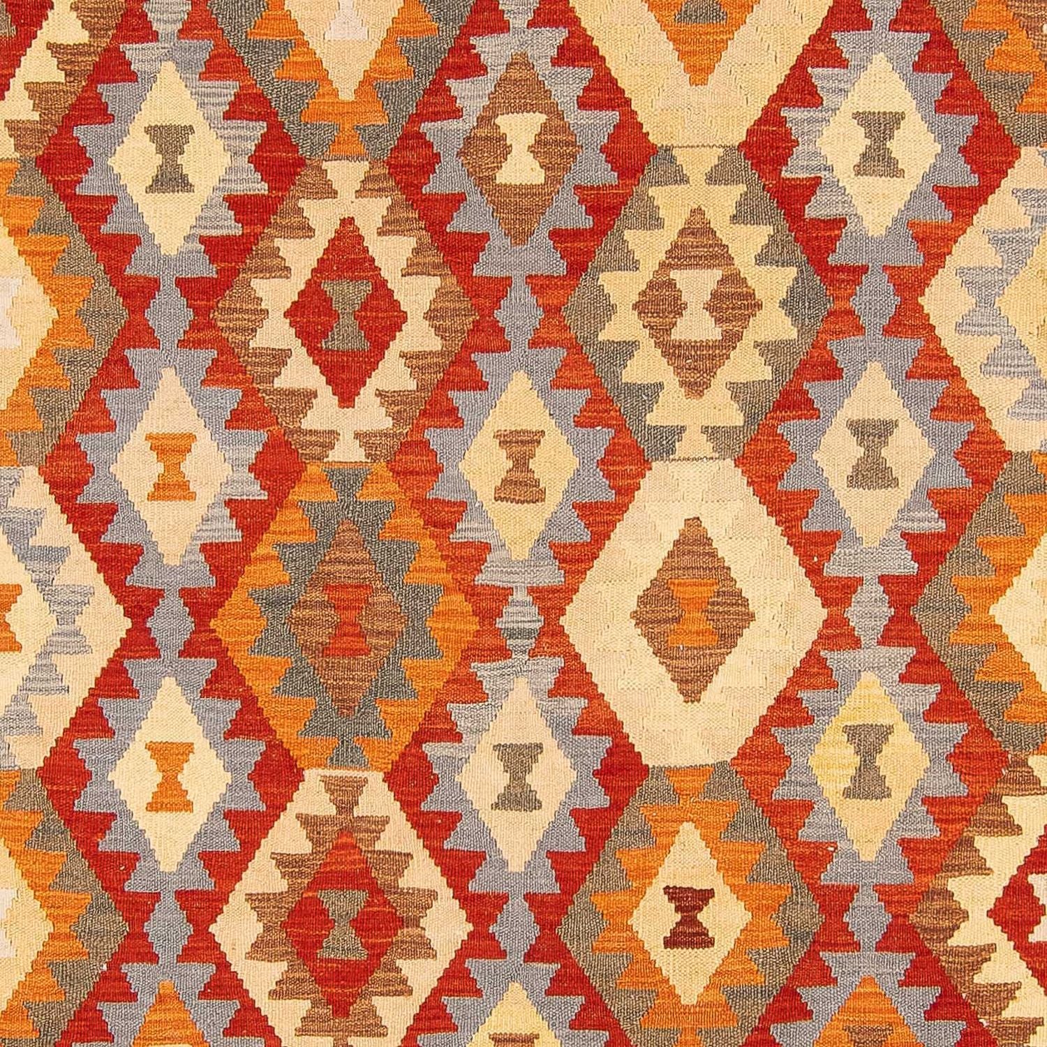 Alfombra Kelim - Splash - 296 x 195 cm - multicolor