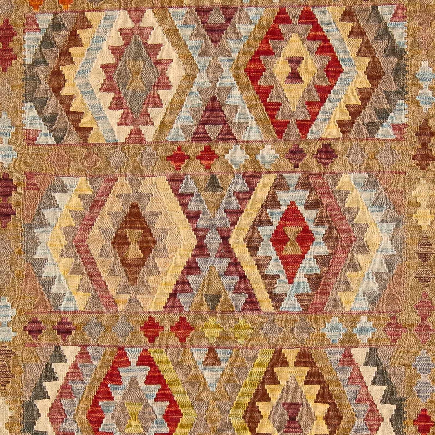 Alfombra Kelim - Splash - 292 x 212 cm - multicolor