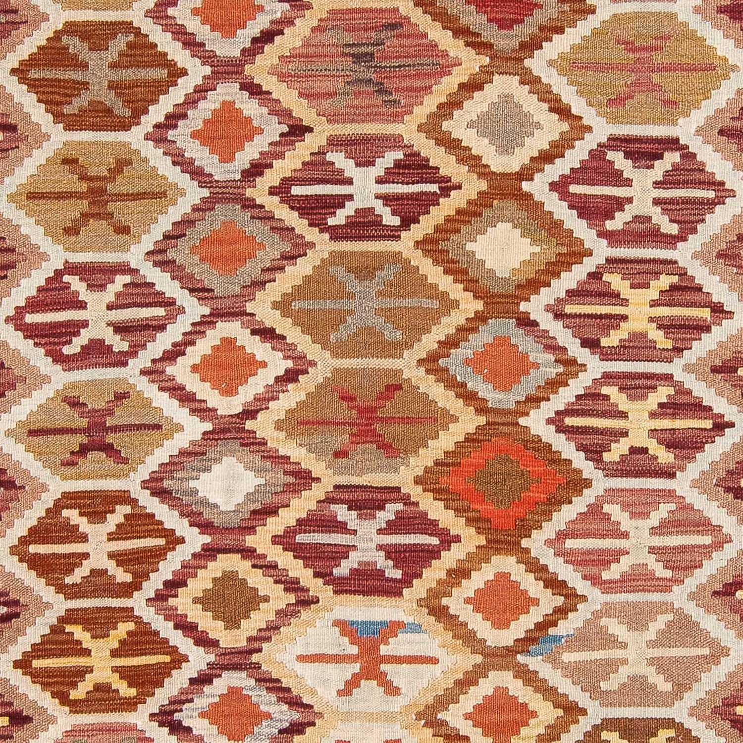 Alfombra Kelim - Splash - 296 x 197 cm - multicolor