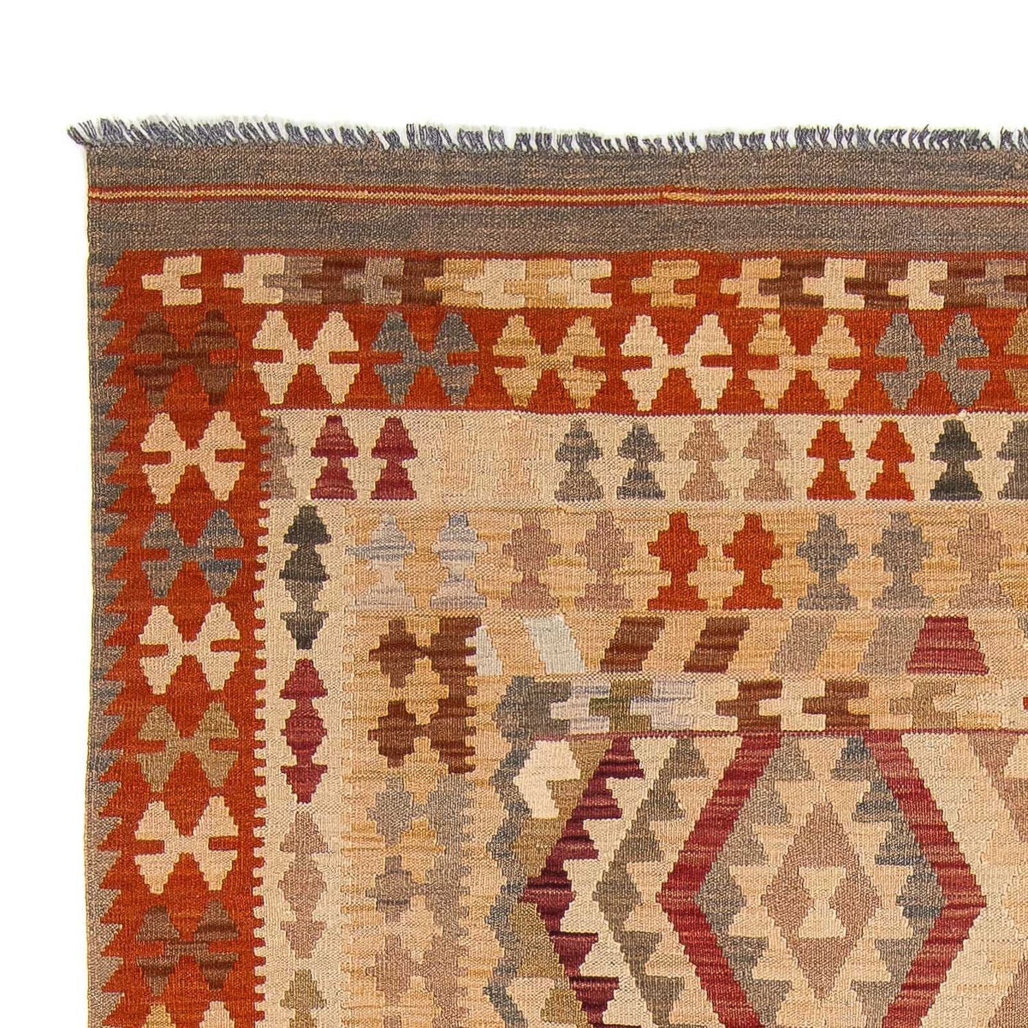 Alfombra Kelim - Splash - 301 x 204 cm - beige