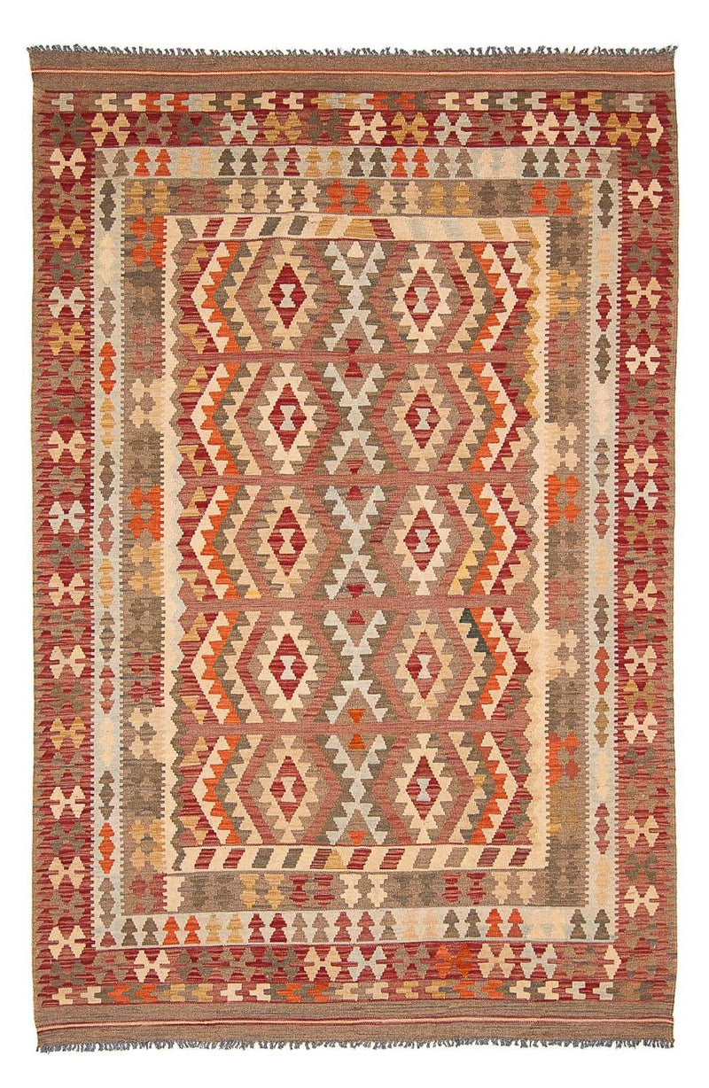 Alfombra Kelim - Splash - 296 x 205 cm - multicolor