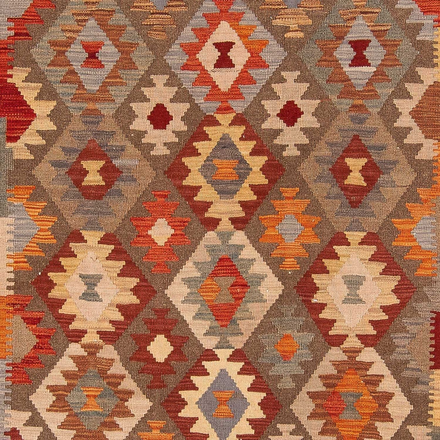 Alfombra Kelim - Splash - 291 x 196 cm - multicolor