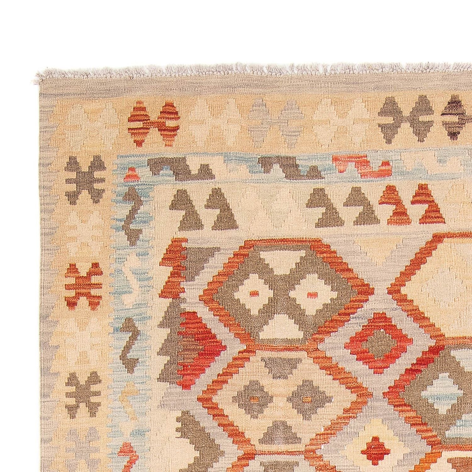 Alfombra Kelim - Splash - 285 x 198 cm - beige