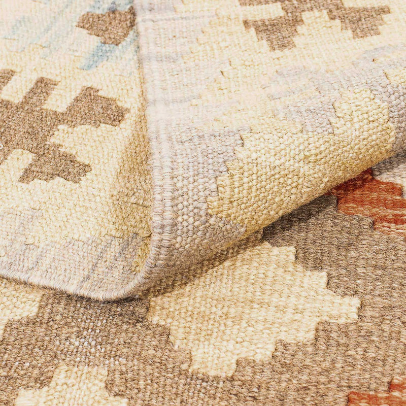 Alfombra Kelim - Splash - 285 x 198 cm - beige