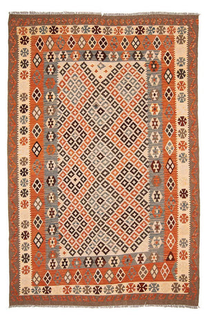 Alfombra Kelim - Splash - 292 x 207 cm - multicolor