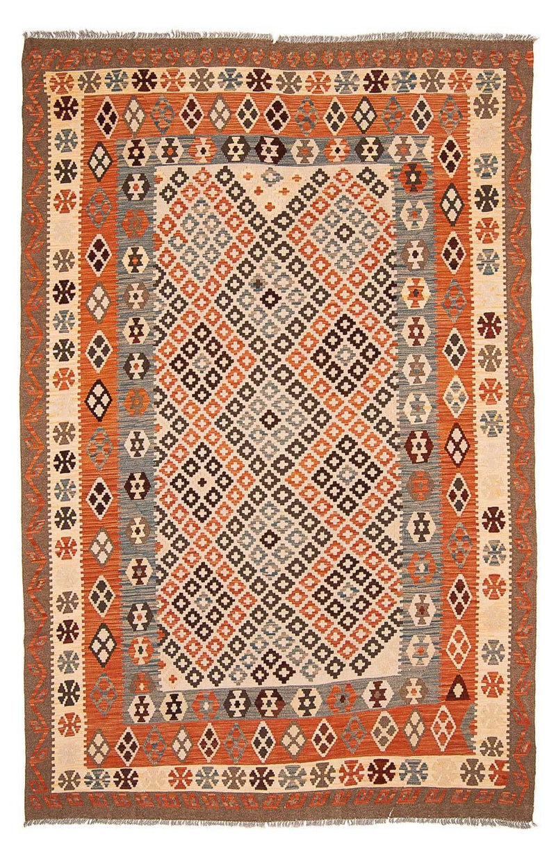 Alfombra Kelim - Splash - 292 x 207 cm - multicolor