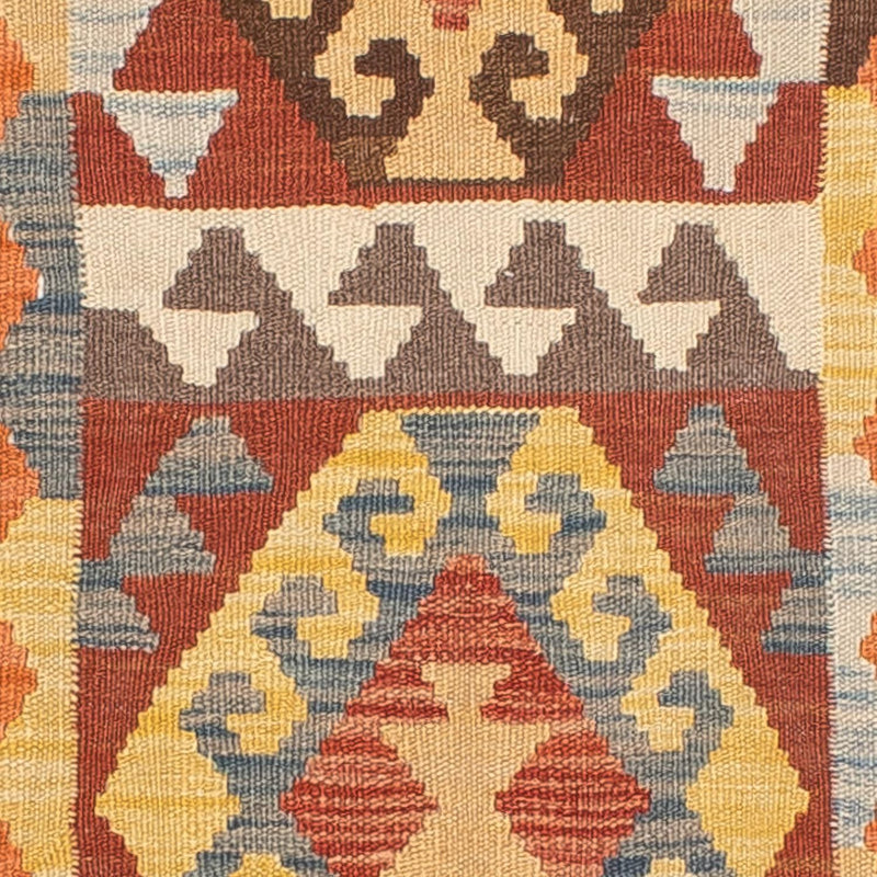 Alfombra de pasillo Alfombra Kelim - Splash - 298 x 78 cm - multicolor