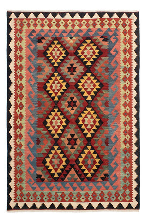 Alfombra Kelim - Splash - 214 x 153 cm - multicolor