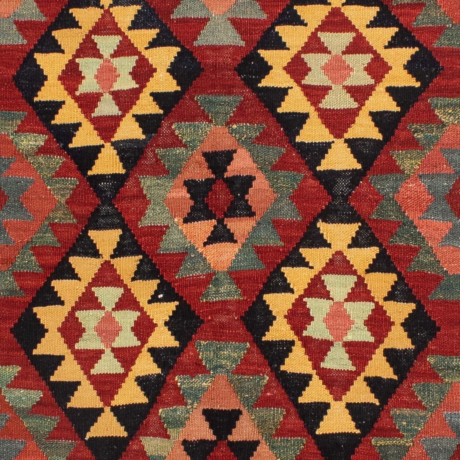 Alfombra Kelim - Splash - 214 x 153 cm - multicolor