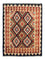 Alfombra Kelim - Splash - 202 x 155 cm - multicolor
