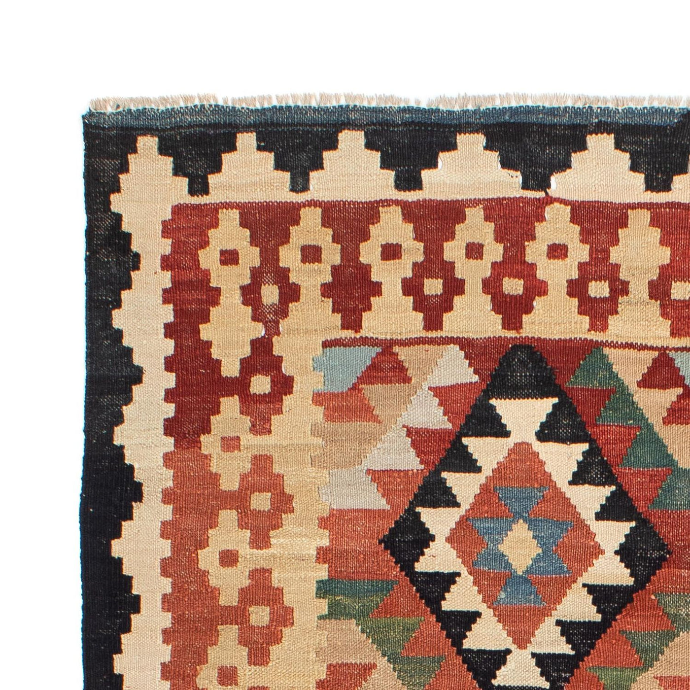 Kilim Maimana Alfombra 202x155cm - Alfombra de lana