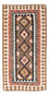 Alfombra de pasillo Alfombra Kelim - Oriental - 200 x 101 cm - marrón claro